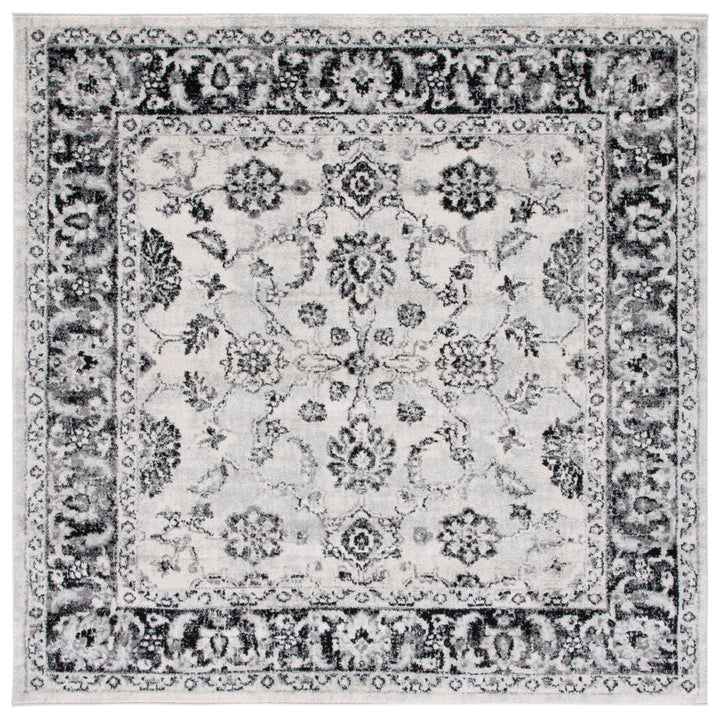 SAFAVIEH Tulum Collection TUL281A Ivory / Black Rug Image 6