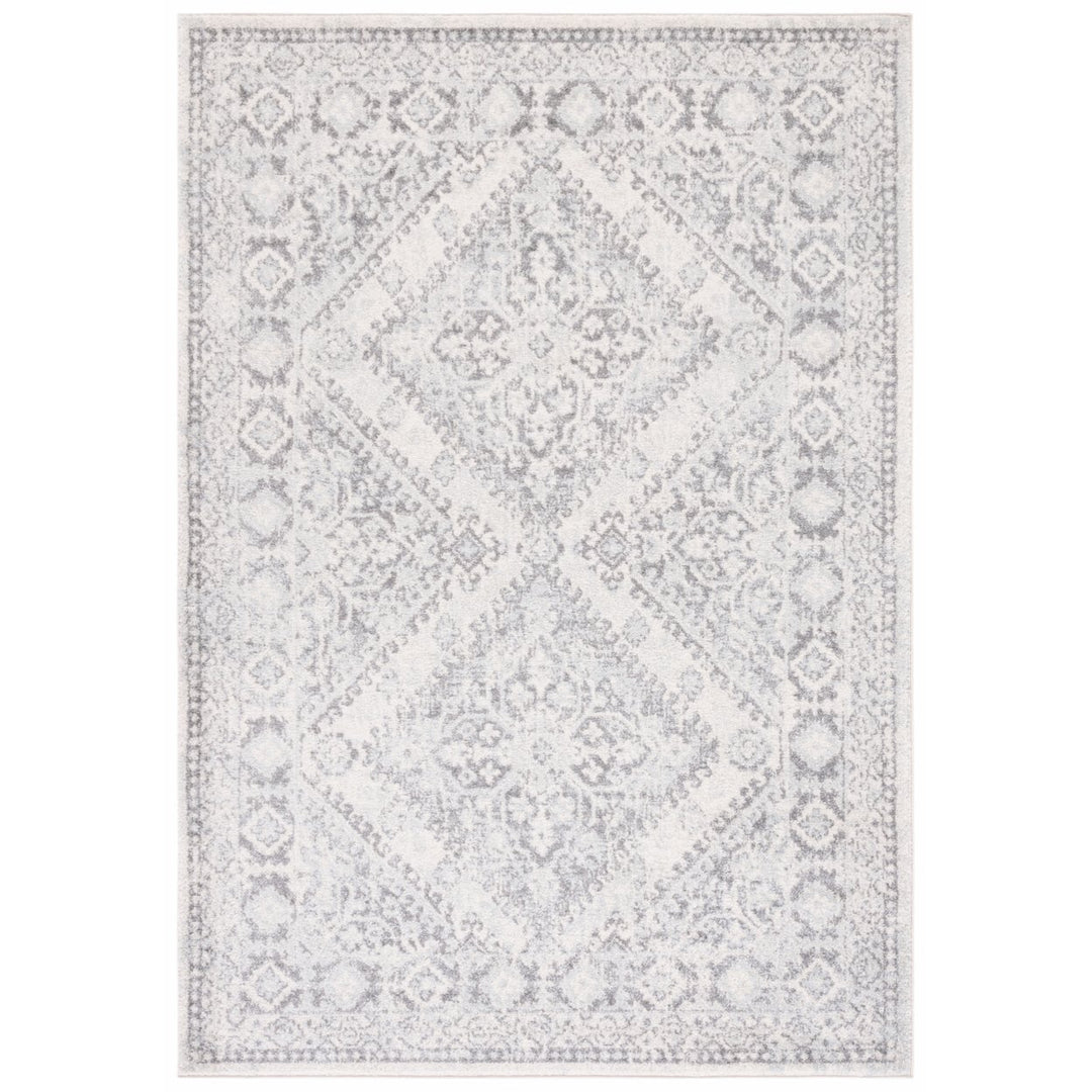 SAFAVIEH Tulum Collection TUL280C Ivory / Grey Rug Image 1