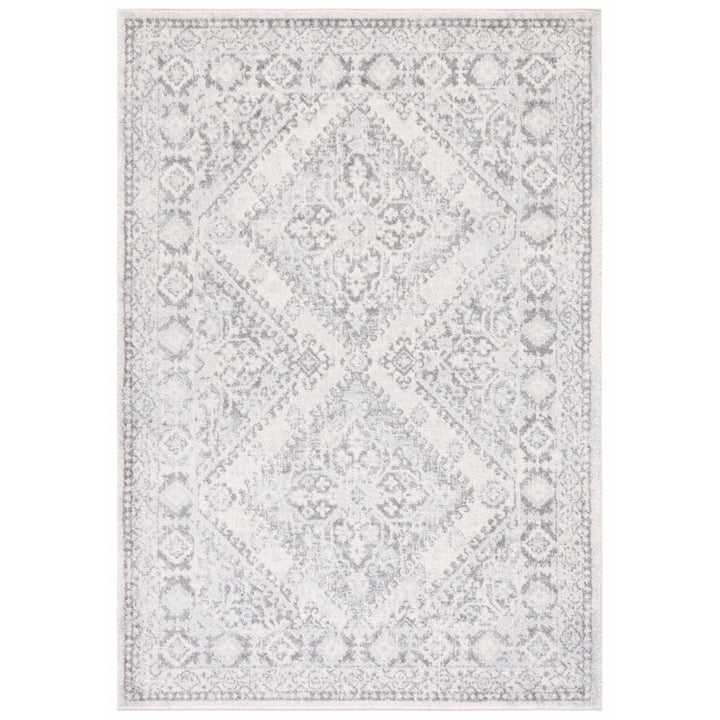 SAFAVIEH Tulum Collection TUL280C Ivory / Grey Rug Image 1