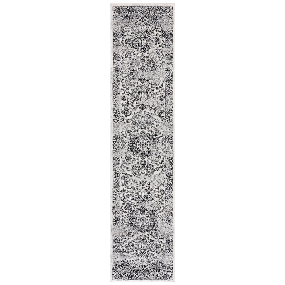 SAFAVIEH Tulum Collection TUL282A Ivory / Black Rug Image 1