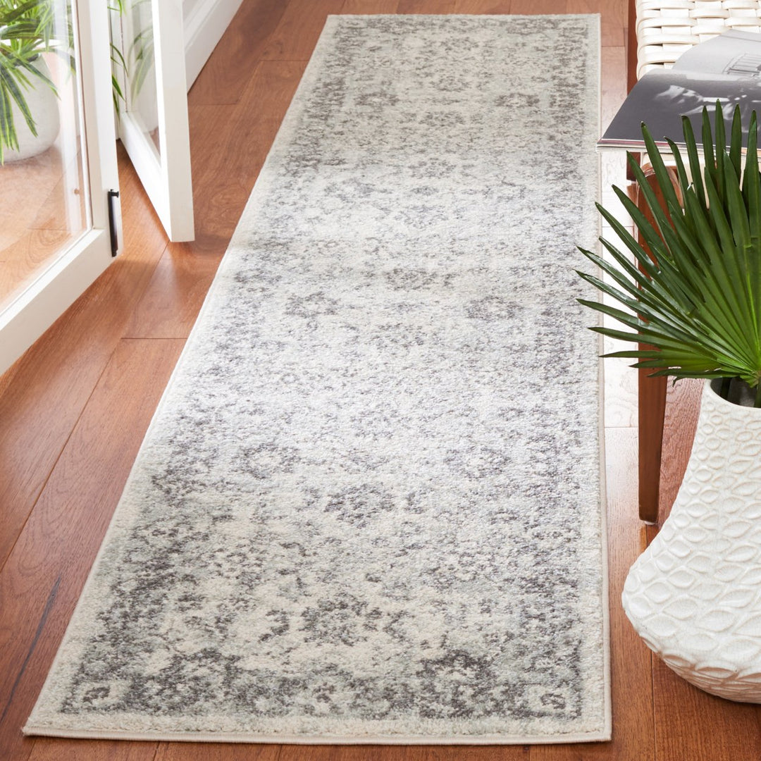 SAFAVIEH Tulum Collection TUL281C Ivory / Grey Rug Image 3