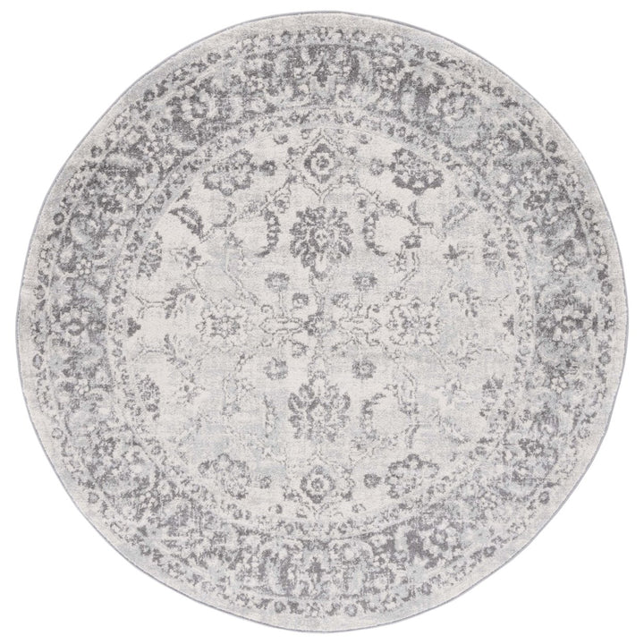 SAFAVIEH Tulum Collection TUL281C Ivory / Grey Rug Image 1