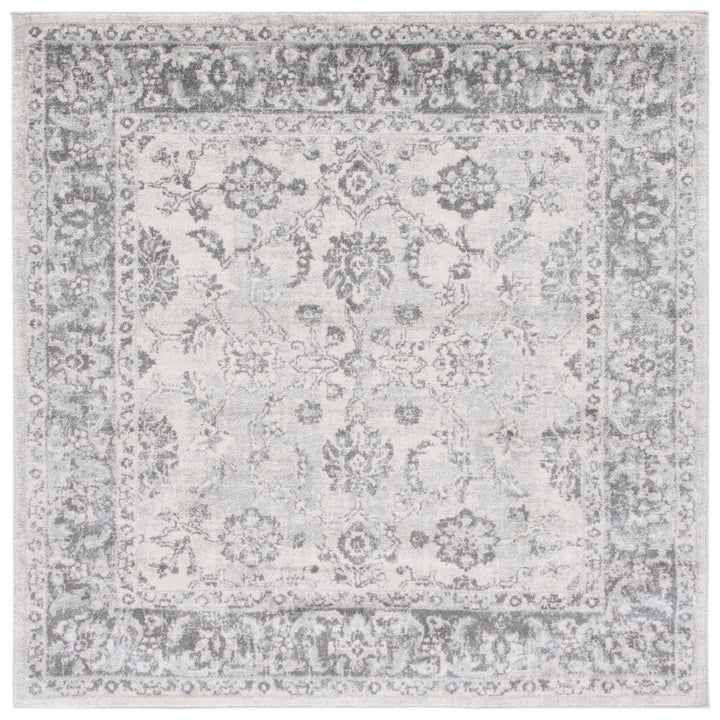 SAFAVIEH Tulum Collection TUL281C Ivory / Grey Rug Image 1