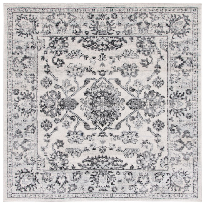 SAFAVIEH Tulum Collection TUL283A Ivory / Black Rug Image 1