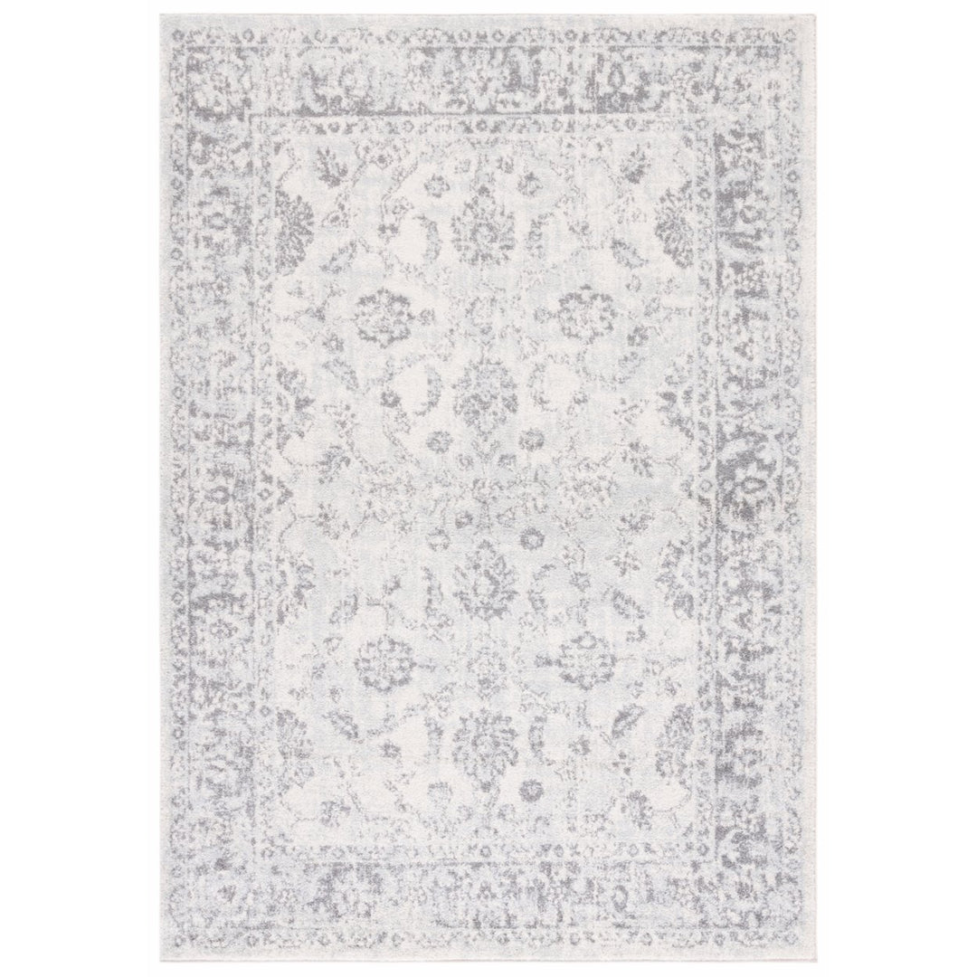 SAFAVIEH Tulum Collection TUL281C Ivory / Grey Rug Image 1