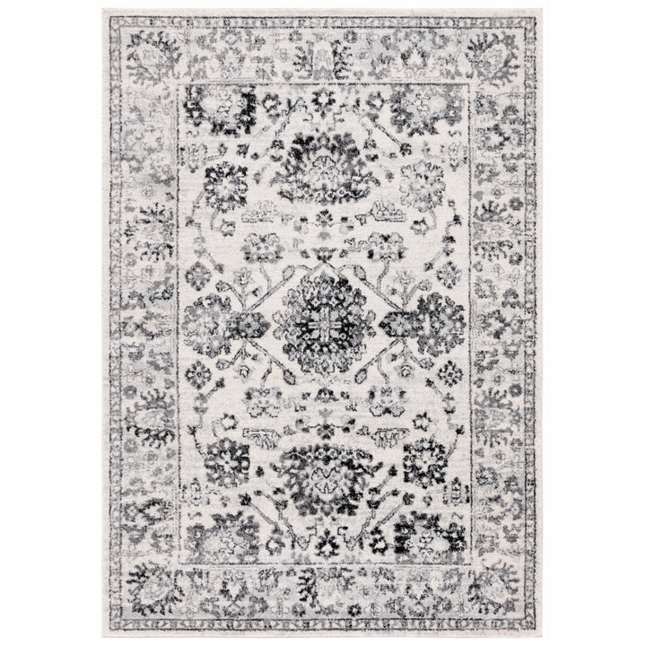 SAFAVIEH Tulum Collection TUL283A Ivory / Black Rug Image 10