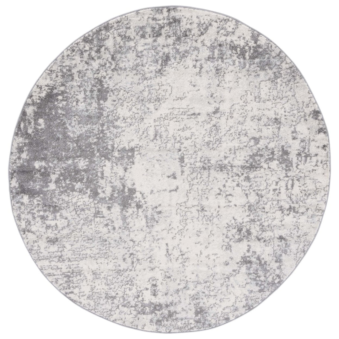 SAFAVIEH Tulum Collection TUL284C Ivory / Grey Rug Image 1