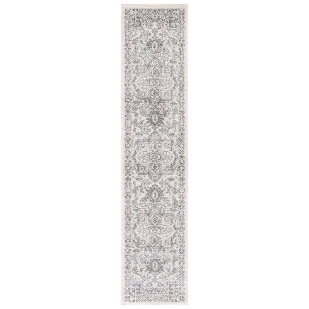 SAFAVIEH Tulum Collection TUL286C Ivory / Grey Rug Image 1