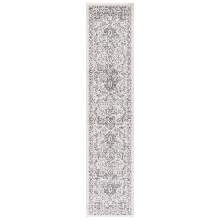 SAFAVIEH Tulum Collection TUL286C Ivory / Grey Rug Image 1