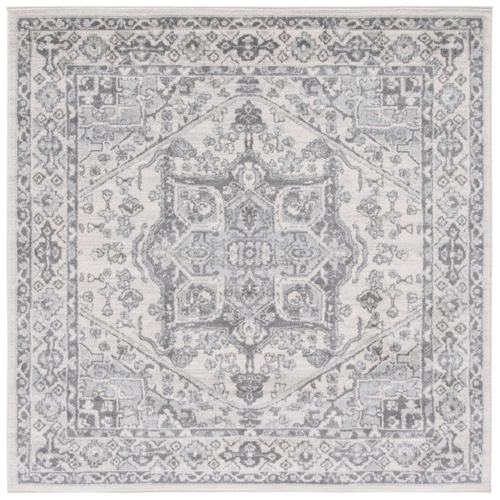 SAFAVIEH Tulum Collection TUL286C Ivory / Grey Rug Image 1