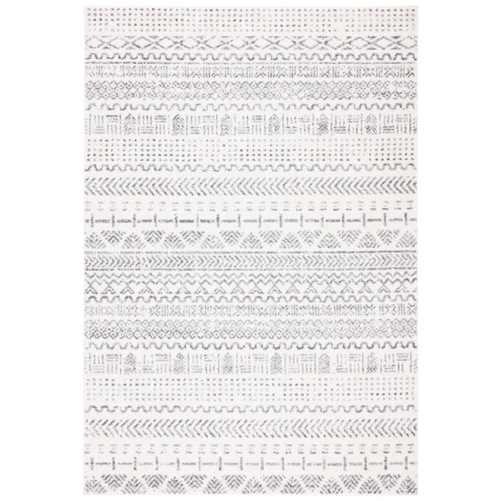 SAFAVIEH Tulum Collection TUL624A Ivory / Grey Rug Image 1