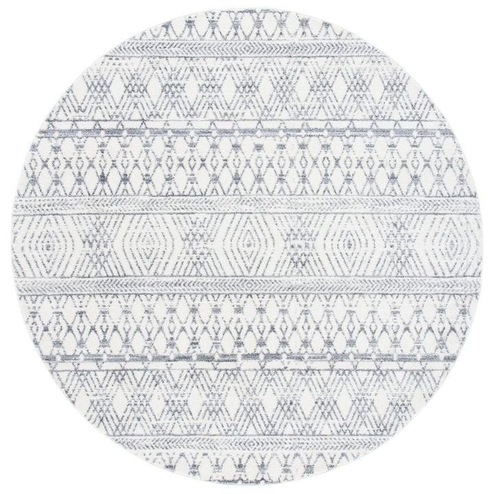 SAFAVIEH Tulum Collection TUL610A Ivory / Grey Rug Image 1