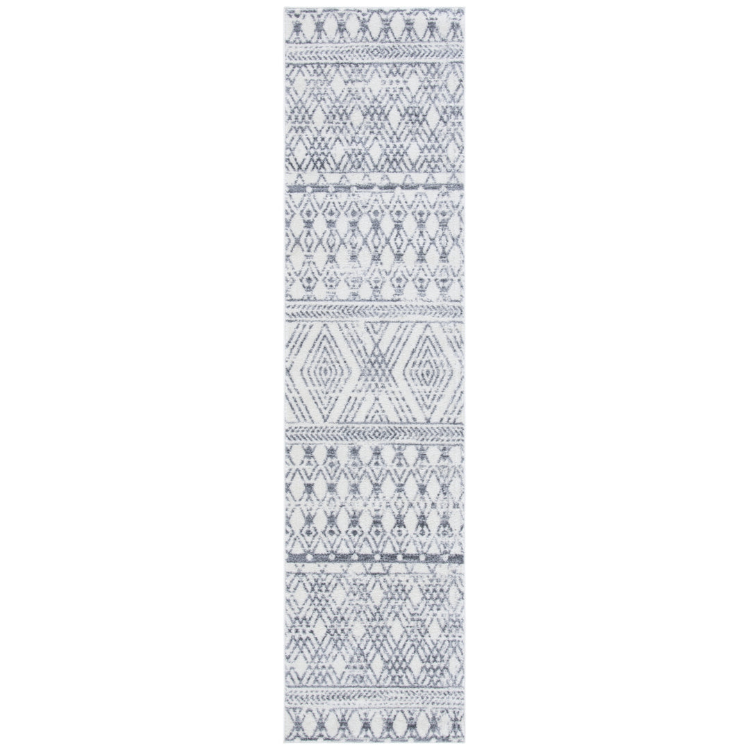 SAFAVIEH Tulum Collection TUL610A Ivory / Grey Rug Image 5