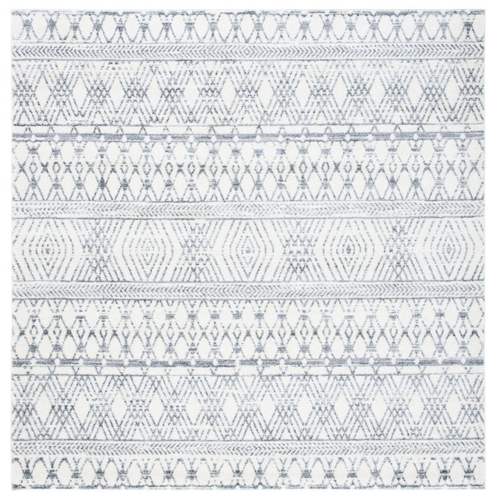 SAFAVIEH Tulum Collection TUL610A Ivory / Grey Rug Image 6