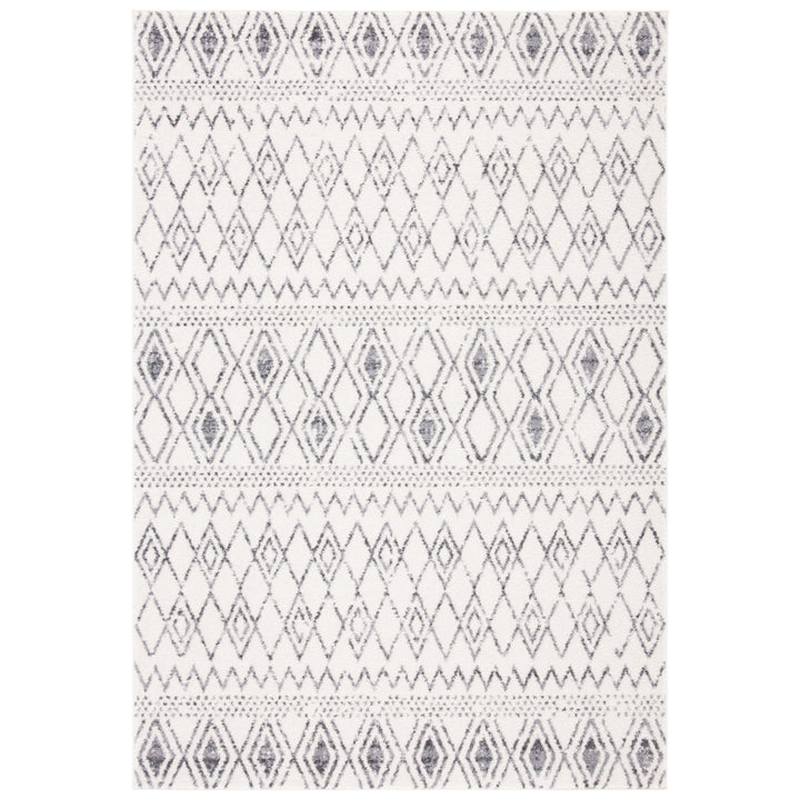 SAFAVIEH Tulum Collection TUL628A Ivory / Grey Rug Image 1