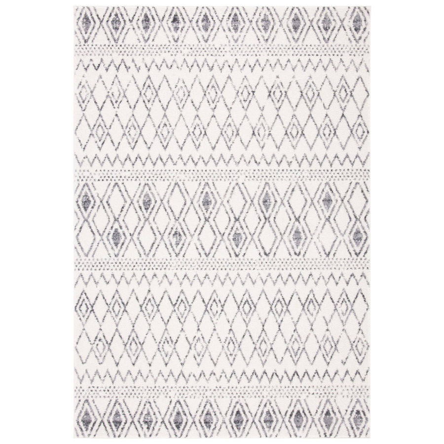 SAFAVIEH Tulum Collection TUL628A Ivory / Grey Rug Image 1