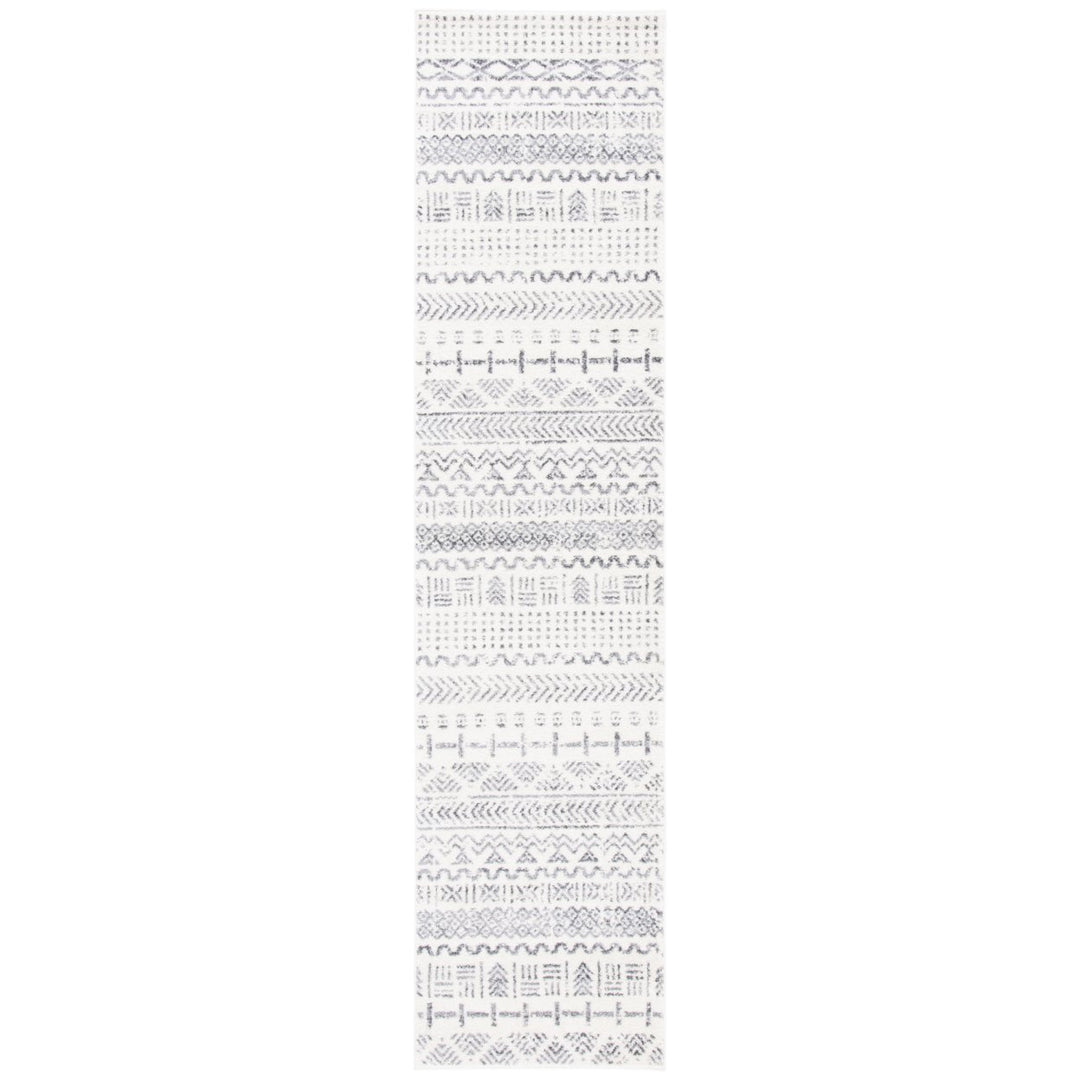 SAFAVIEH Tulum Collection TUL624A Ivory / Grey Rug Image 1