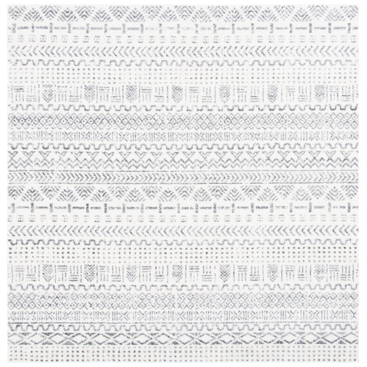 SAFAVIEH Tulum Collection TUL624A Ivory / Grey Rug Image 6