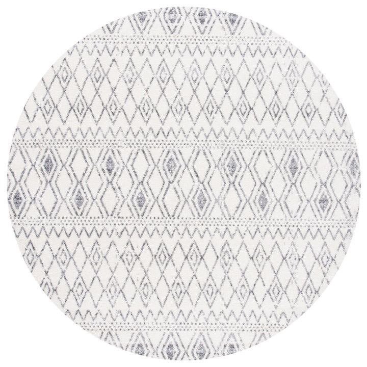 SAFAVIEH Tulum Collection TUL628A Ivory / Grey Rug Image 1