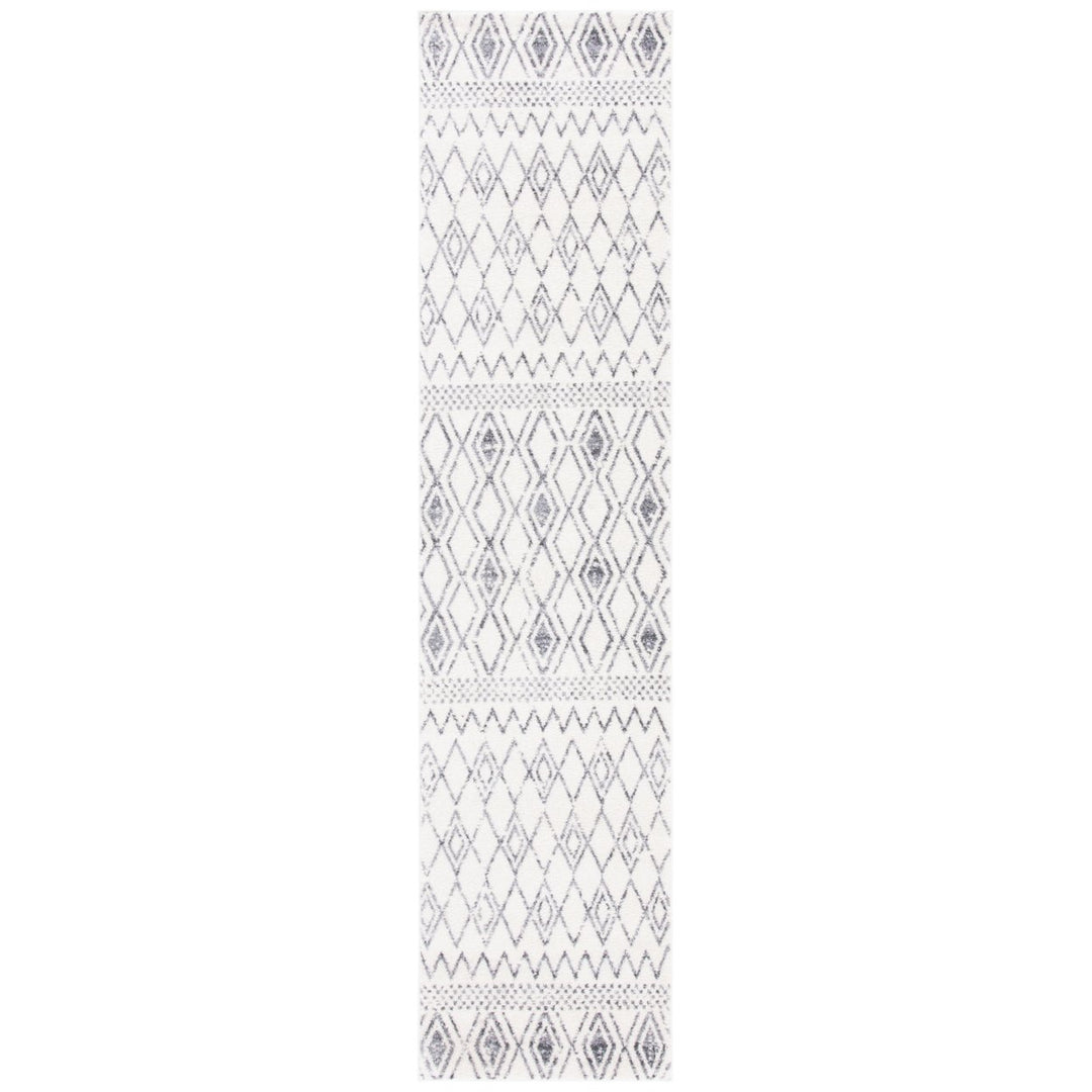 SAFAVIEH Tulum Collection TUL628A Ivory / Grey Rug Image 1