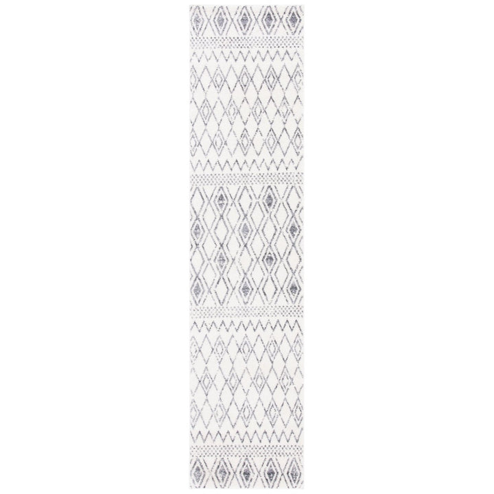 SAFAVIEH Tulum Collection TUL628A Ivory / Grey Rug Image 1