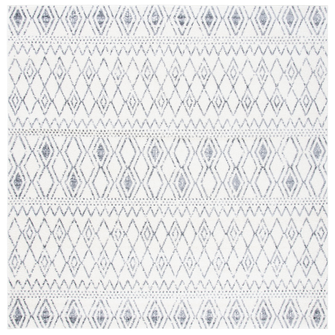 SAFAVIEH Tulum Collection TUL628A Ivory / Grey Rug Image 6