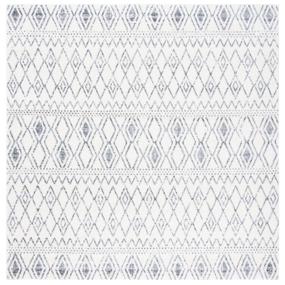 SAFAVIEH Tulum Collection TUL628A Ivory / Grey Rug Image 1