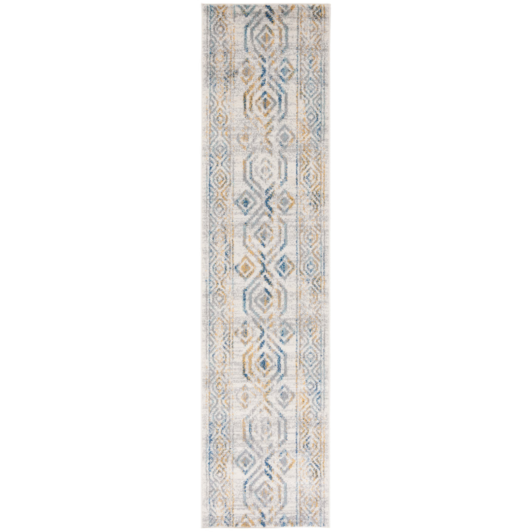 SAFAVIEH Tulum Collection TUL636A Ivory / Grey Rug Image 5