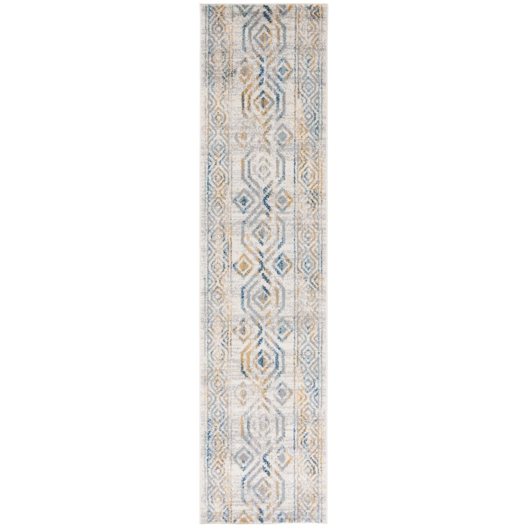 SAFAVIEH Tulum Collection TUL636A Ivory / Grey Rug Image 1