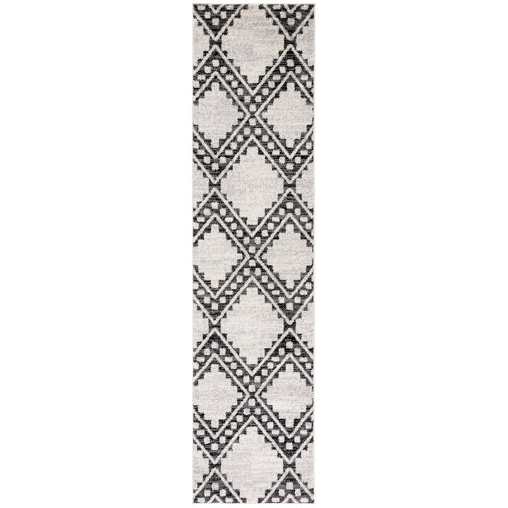 SAFAVIEH Tulum Collection TUL642A Ivory / Black Rug Image 1