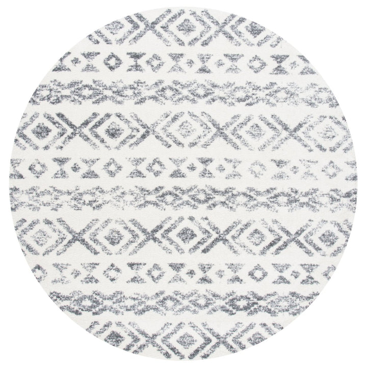 SAFAVIEH Tulum Collection TUL653A Ivory / Grey Rug Image 1