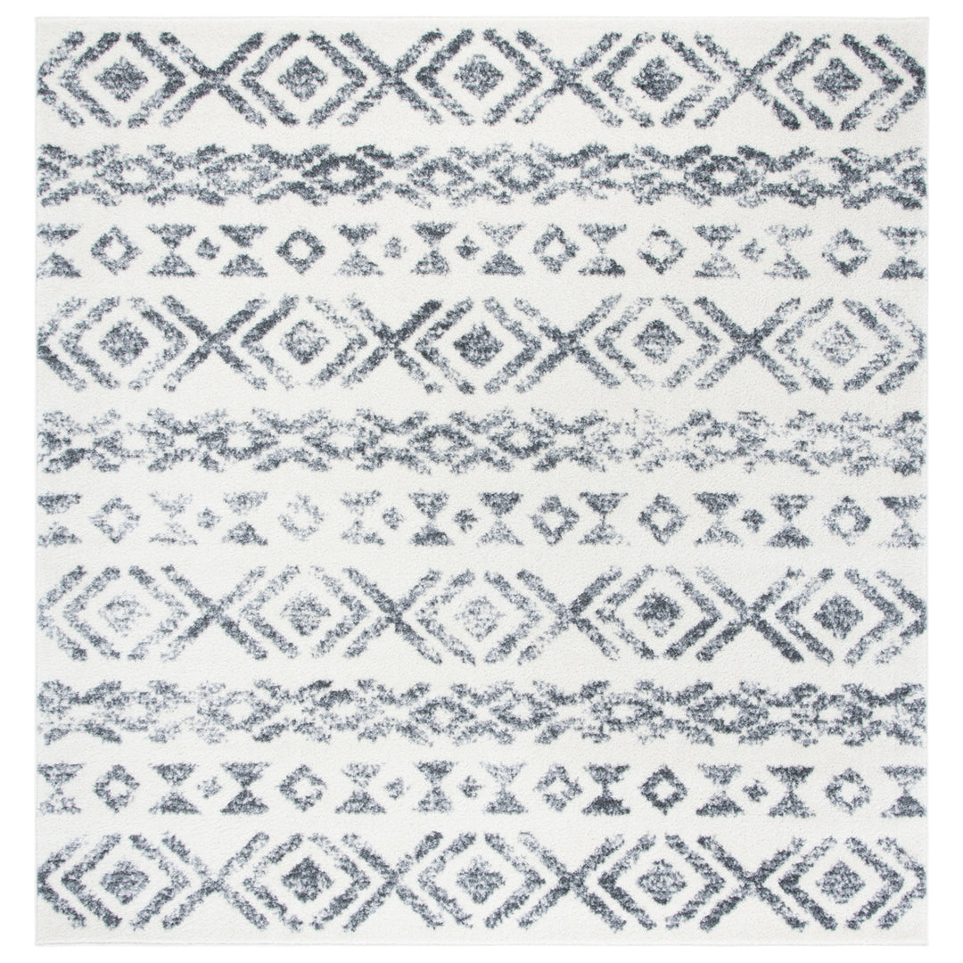 SAFAVIEH Tulum Collection TUL653A Ivory / Grey Rug Image 6