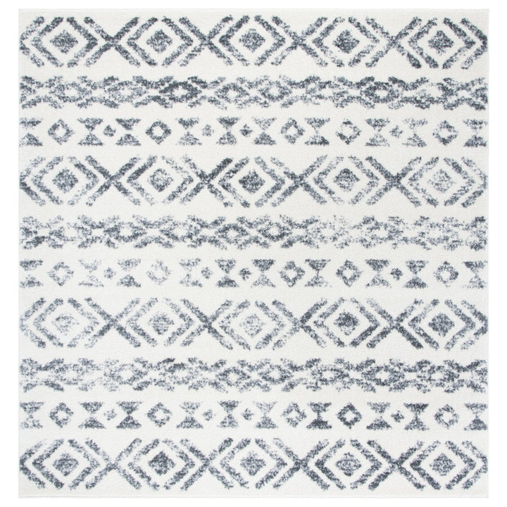 SAFAVIEH Tulum Collection TUL653A Ivory / Grey Rug Image 1