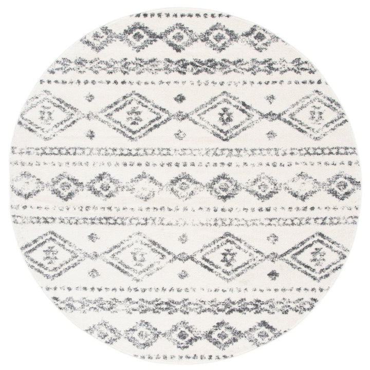 SAFAVIEH Tulum Collection TUL655A Ivory / Grey Rug Image 1