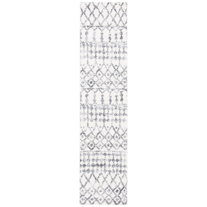 SAFAVIEH Tulum Collection TUL657A Ivory / Grey Rug Image 1