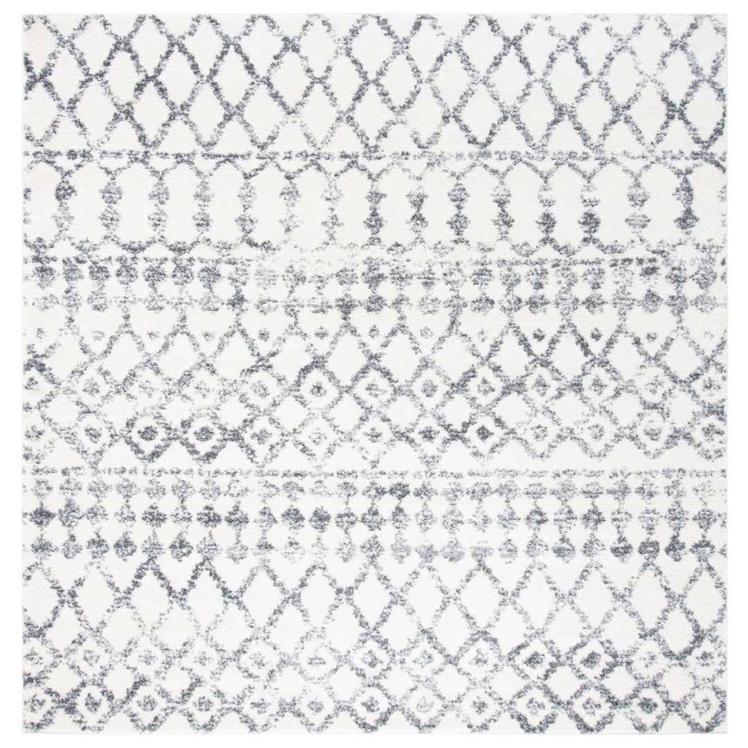 SAFAVIEH Tulum Collection TUL657A Ivory / Grey Rug Image 1