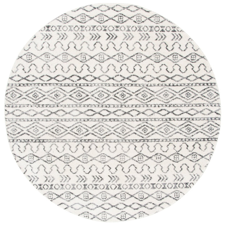 SAFAVIEH Tulum Collection TUL694A Ivory / Grey Rug Image 1