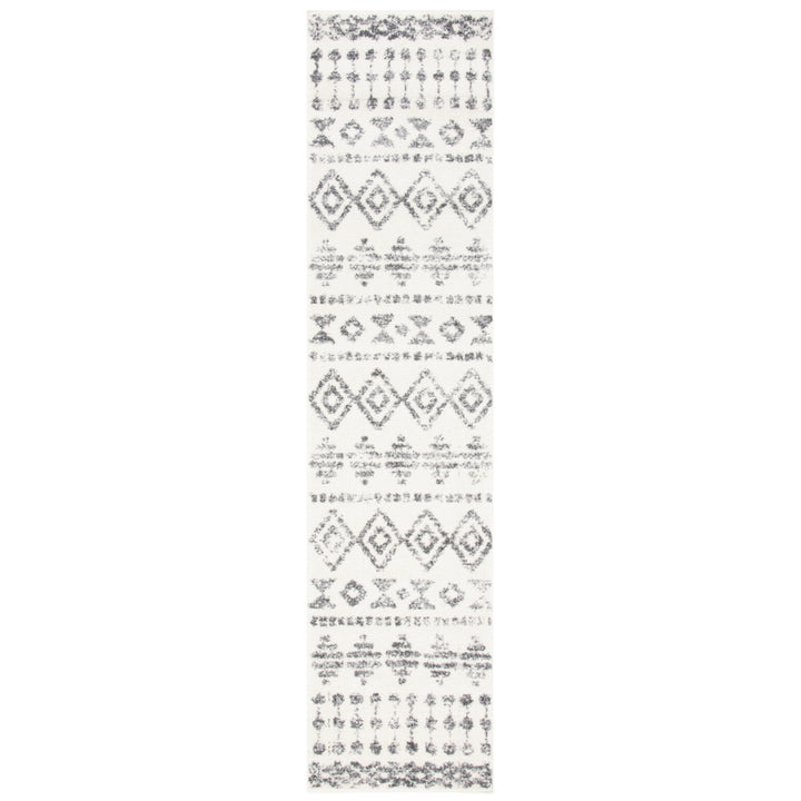 SAFAVIEH Tulum Collection TUL656A Ivory / Grey Rug Image 5