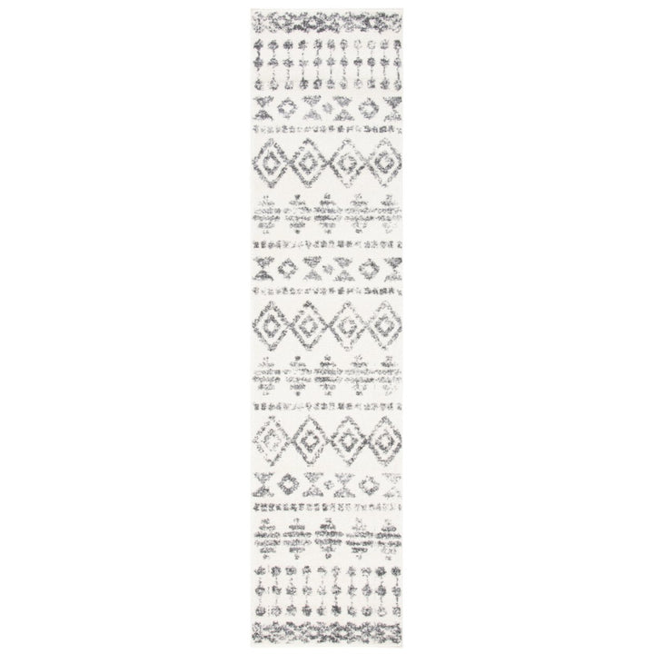 SAFAVIEH Tulum Collection TUL656A Ivory / Grey Rug Image 1