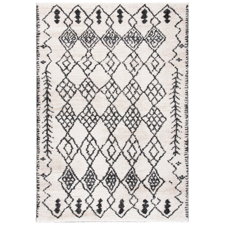 SAFAVIEH Tunisia Collection TUN736A Ivory / Black Rug Image 1