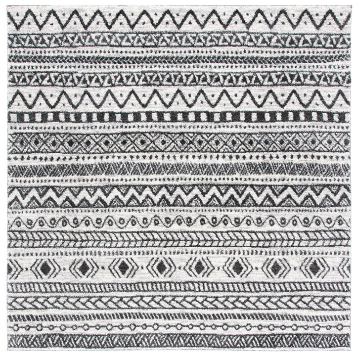 SAFAVIEH Tunisia Collection TUN735A Ivory / Black Rug Image 6