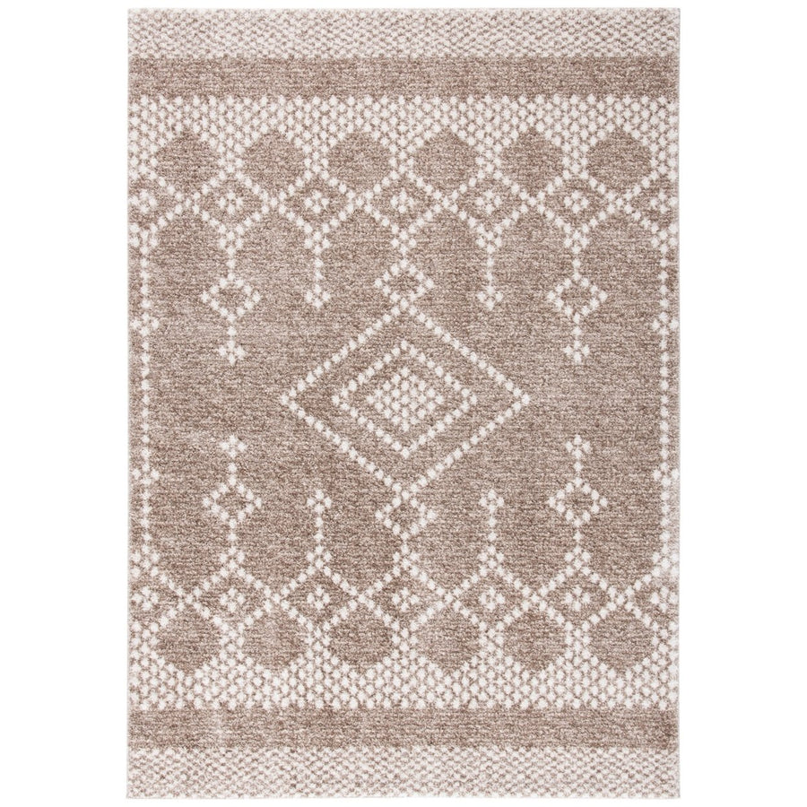 SAFAVIEH Tunisia Collection TUN741E Tan / Ivory Rug Image 1