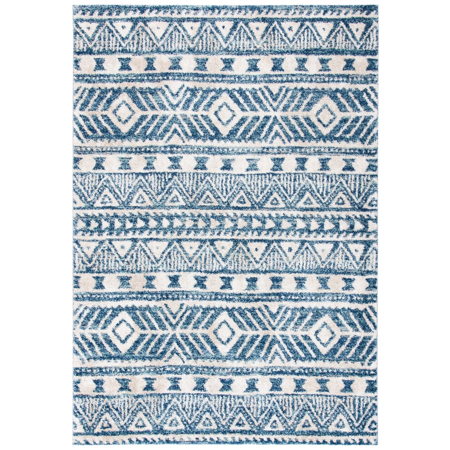 SAFAVIEH Tunisia Collection TUN739N Navy / Ivory Rug Image 1