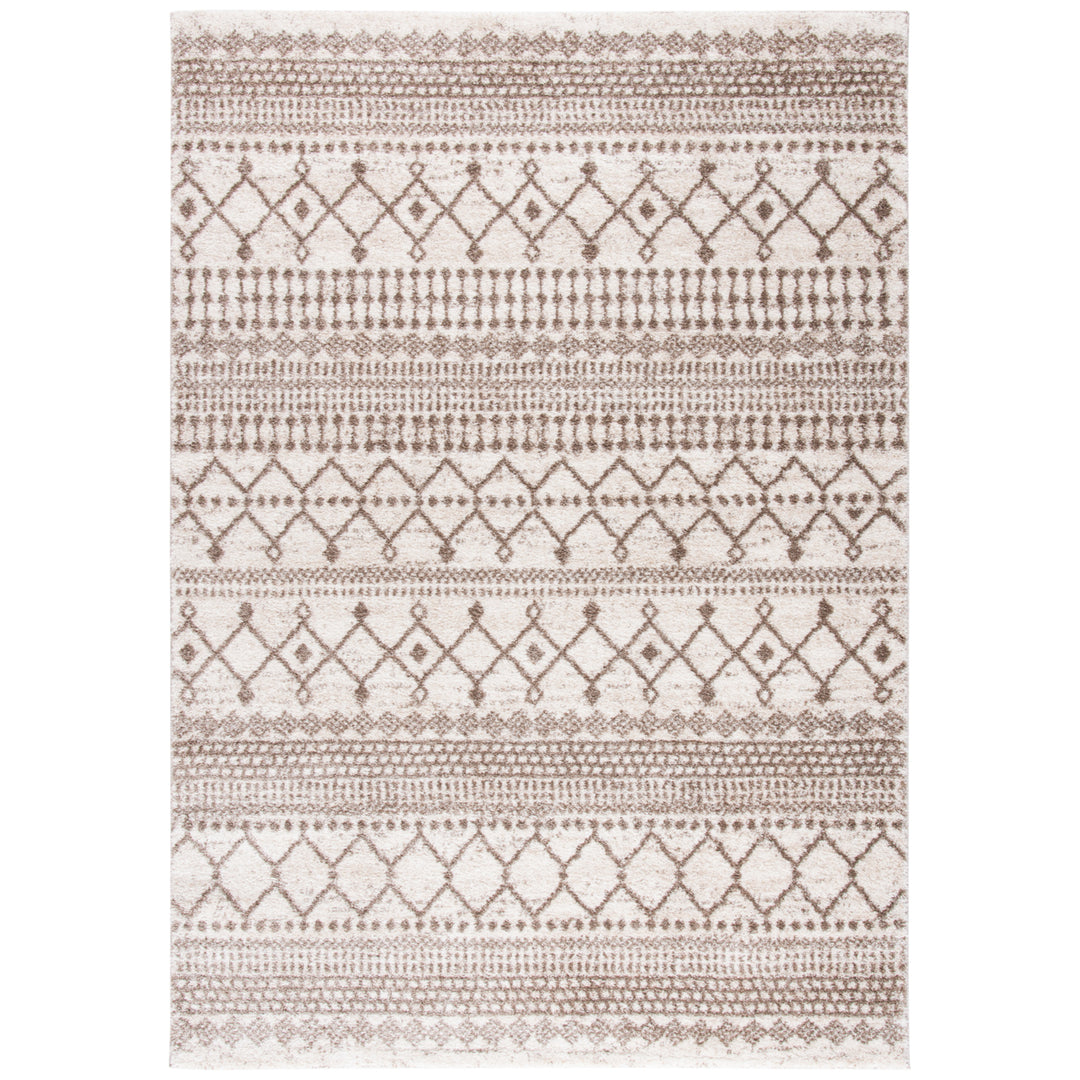 SAFAVIEH Tunisia Collection TUN742A Ivory / Tan Rug Image 1