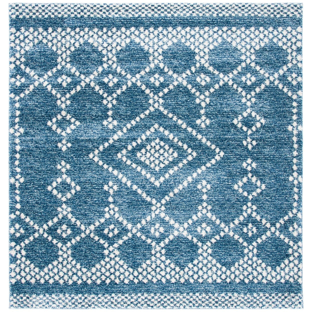 SAFAVIEH Tunisia Collection TUN741N Navy / Ivory Rug Image 1