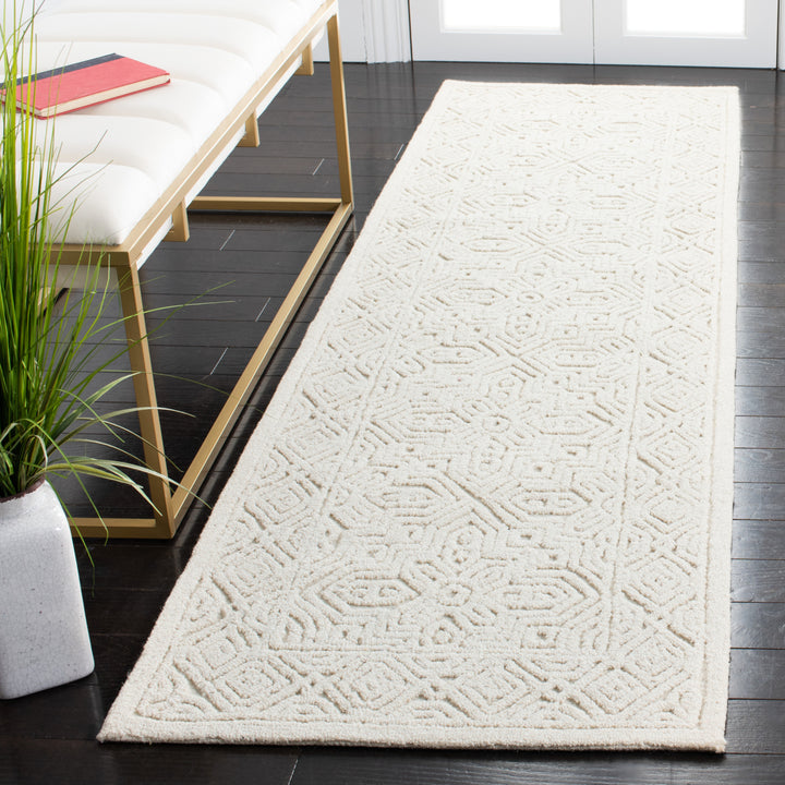 SAFAVIEH Textural Collection TXT101A Handmade Ivory Rug Image 3