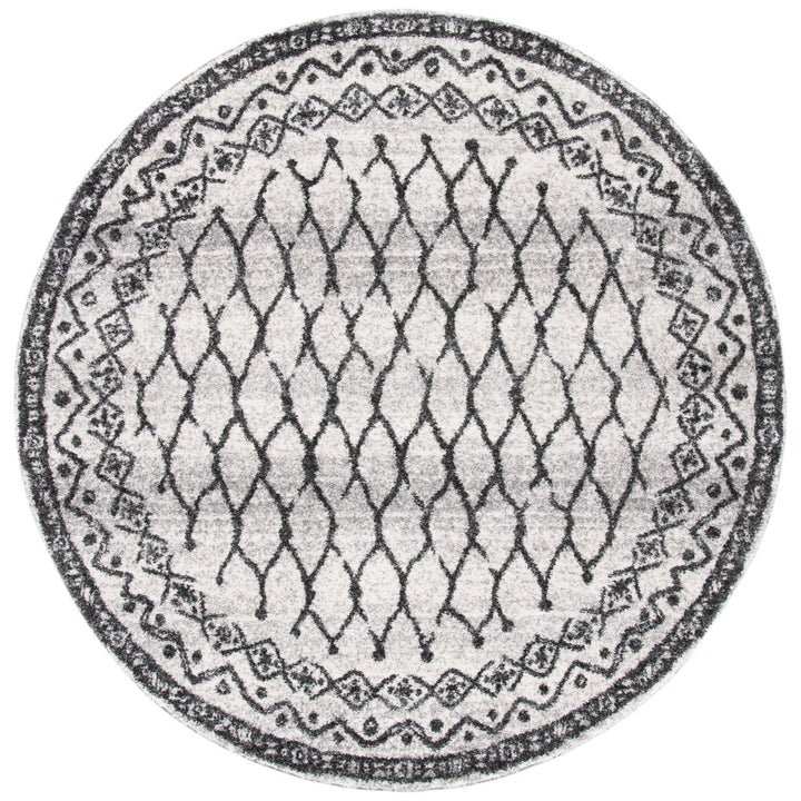 SAFAVIEH Tunisia Collection TUN760A Ivory / Black Rug Image 1