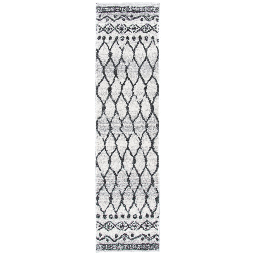 SAFAVIEH Tunisia Collection TUN760A Ivory / Black Rug Image 5