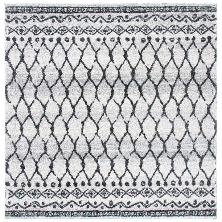 SAFAVIEH Tunisia Collection TUN760A Ivory / Black Rug Image 1