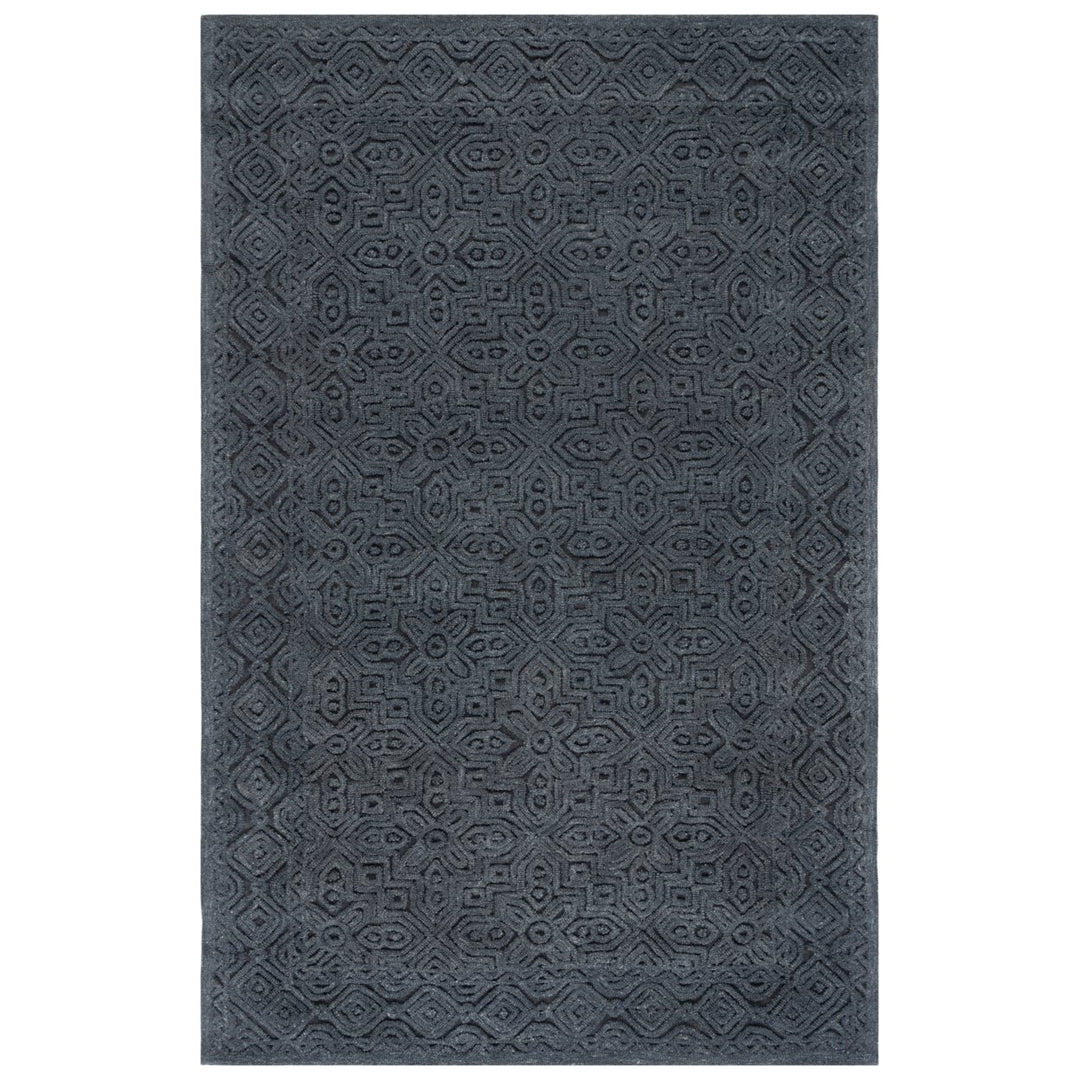 SAFAVIEH Textural TXT101H Handmade Charcoal Rug Image 1